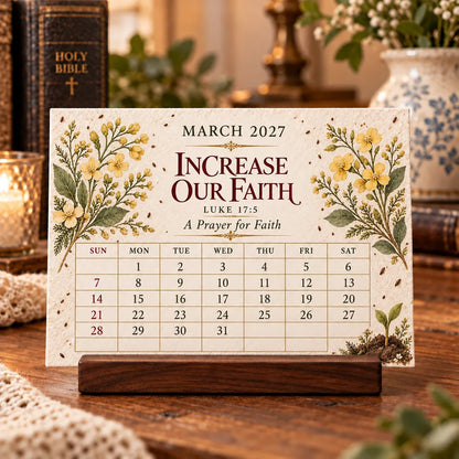 ⏳ Last Day 49% OFF – 🌱 2027 Prayers That Bloom Plantable Prayer Calendar